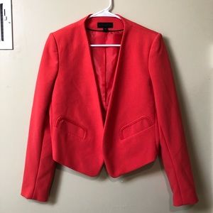 Bold Coral Worthington Hi-lo Blazer